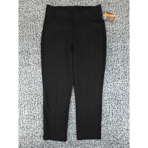 Jag Jeans Slim Shape Pull On Crop Leggings Womens Small Black NWT J10001